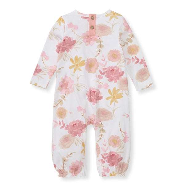 Vacay Floral Organic Cotton Jumpsuit - Terracotta (Copy)