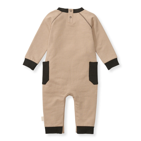 Organic Cotton Pocket Jumpsuit - Ginger