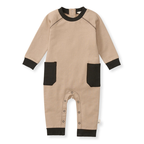 Organic Cotton Pocket Jumpsuit - Ginger