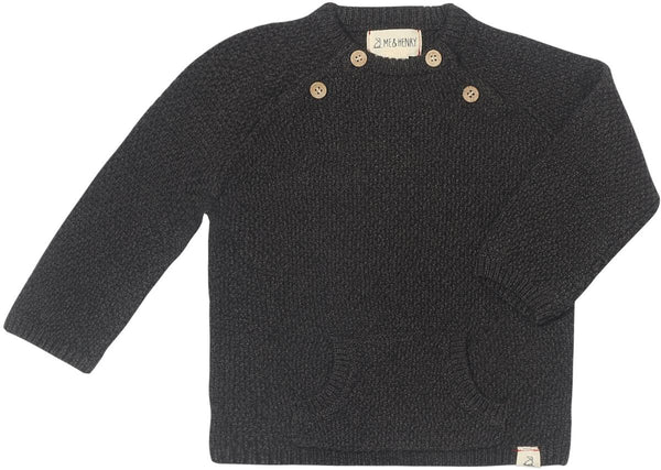 Morrison Baby Sweater - Charcoal