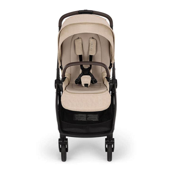 Nuna SWIV Stroller with Magnetic Buckle - Biscotti