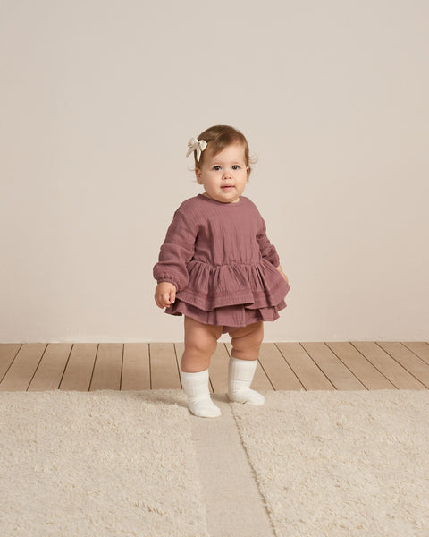 Rosie Romper - Plum