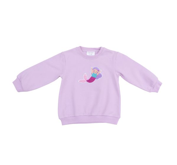 Oversized Sweatshirt with Applique - Mermaid