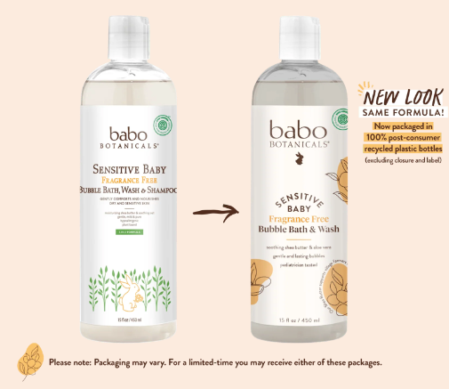 Sensitive Baby Bubble Bath & Wash