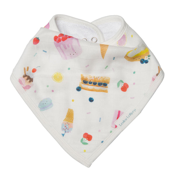 Luxe Muslin Bandana Bib Set - Sweet Treats