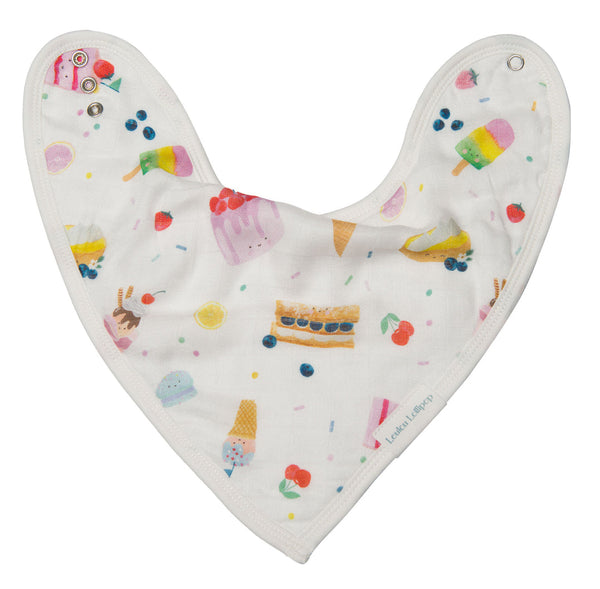 Luxe Muslin Bandana Bib Set - Sweet Treats