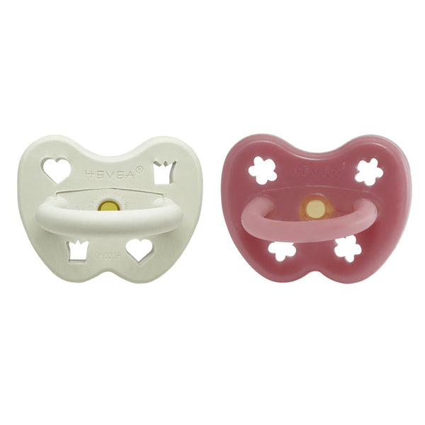 Natural Rubber Pacifier Orthodontic Two-Pack - Winter Berry