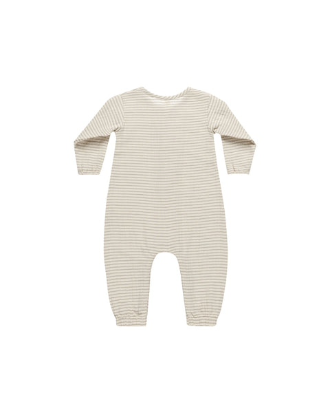 Woven Jumpsuit - Basil Stripe