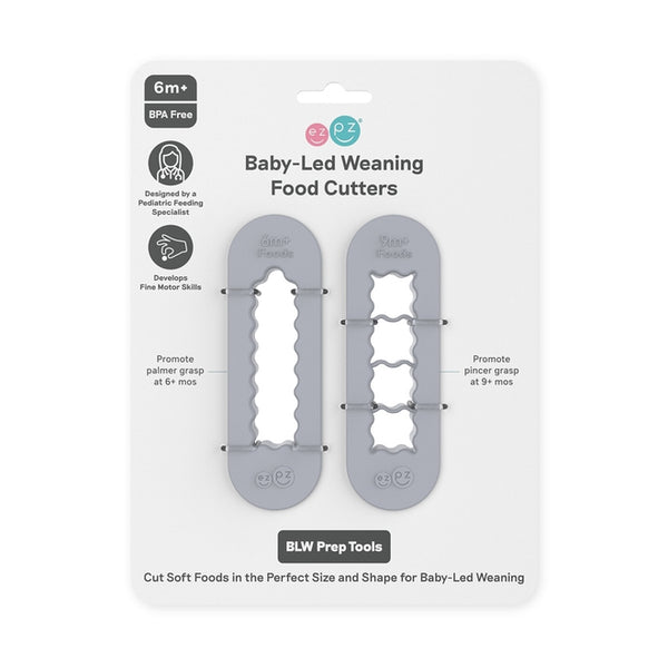 Baby-Lead Weaning Food Cutters - Pewter