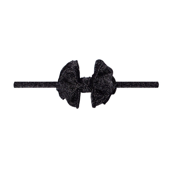 Baby Fab Skinny Headband - Metallic Black