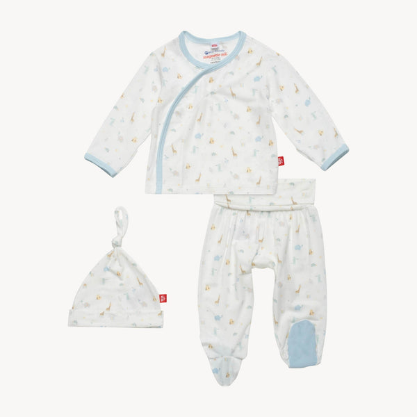 Modal 3 Piece Kimono Magnetic Set - Blue Little Bitty