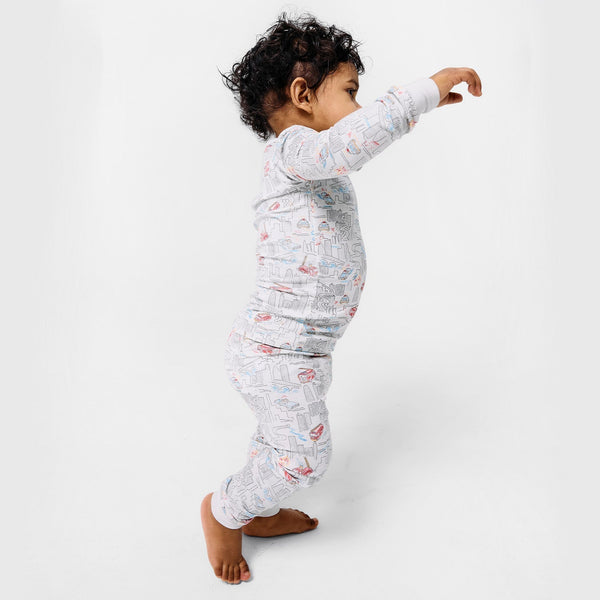 Modal Long Sleeve Toddler Pajamas - Chief Of Sleep