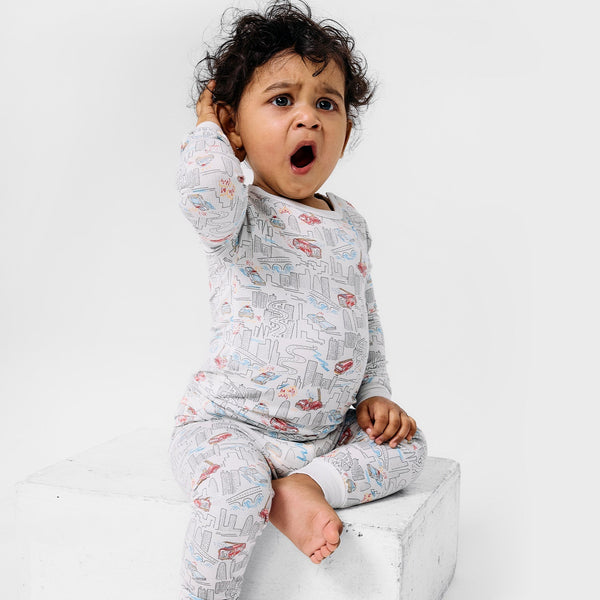 Modal Long Sleeve Toddler Pajamas - Chief Of Sleep