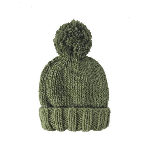 Classic Pom Knit Hat - Various Colors