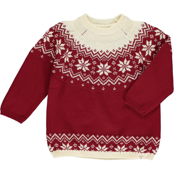 Fair Isle Sweater - Red