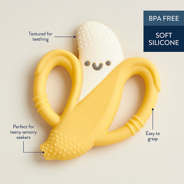 Chew Crew Silicone Teether - Banana