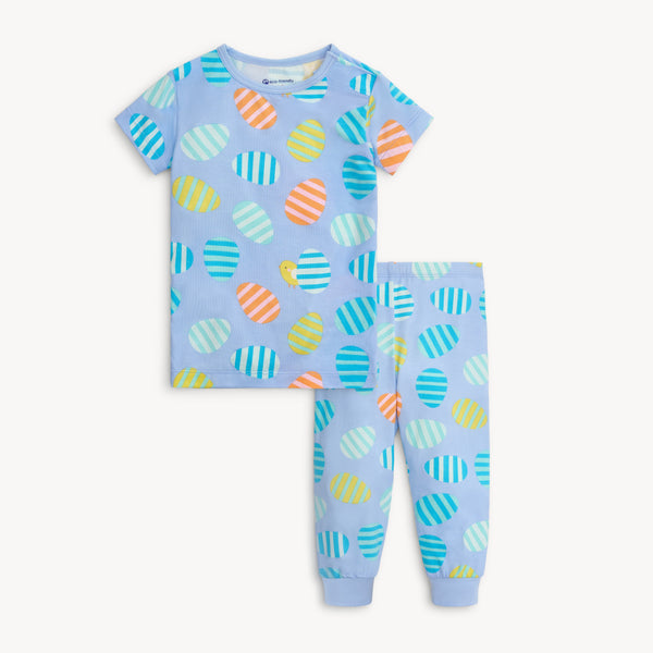 Modal Short Sleeve Toddler Pajamas - Great Eggspectations