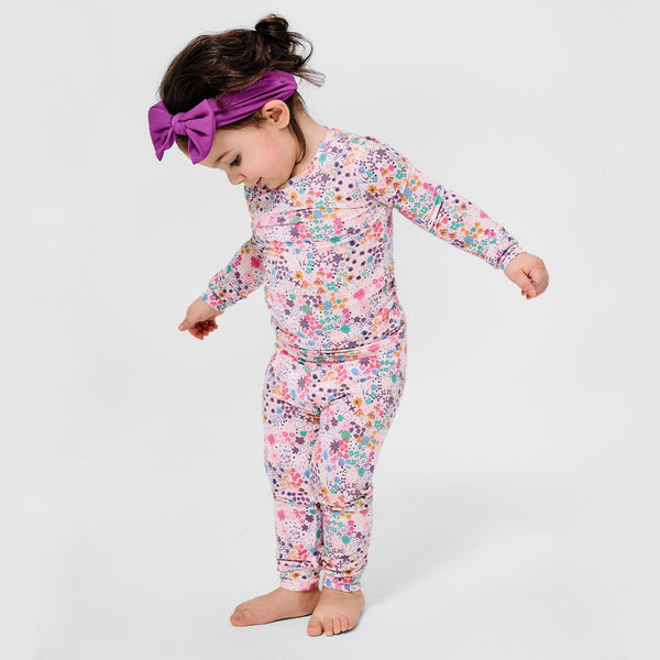 Modal Long Sleeve Toddler Pajamas - Isla