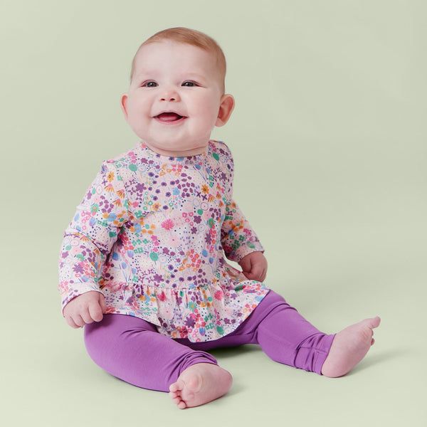 Modal Magnetic Baby Dress + Legging - Isla