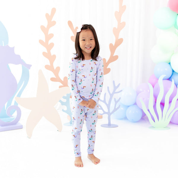 Long Sleeve Pajamas - Mermaid