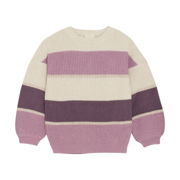 Long SLeeve Knit Pullover - Orchid Haze