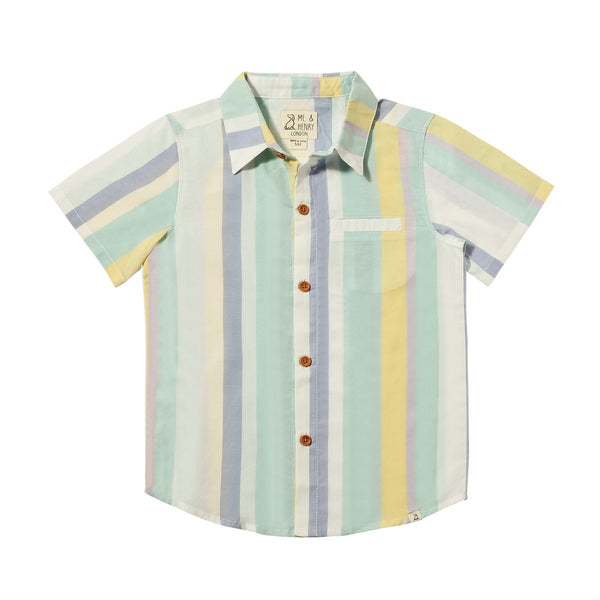 Newport Woven Shirt - Pastel Stripe