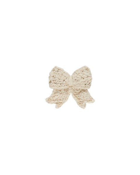 Crochet Bow - Natural