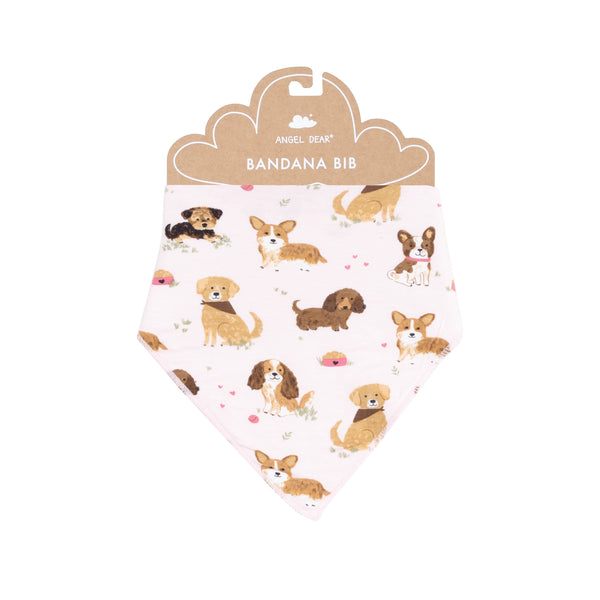 Bamboo Bandana Bib - Best Friend Dogs Pink