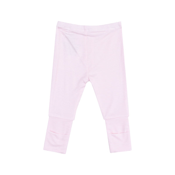 Take Me Home Set with Roll Over Cuff Pant - Stripe Classic Pink