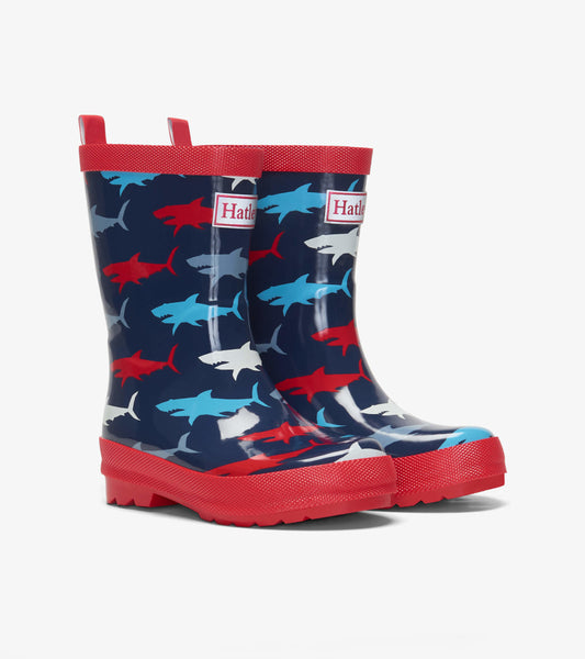 Rain Boots - Hungry Sharks