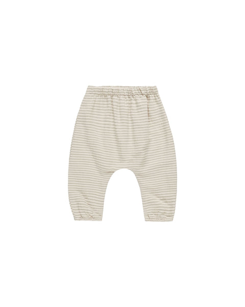 Woven Pant - Basil Stripe