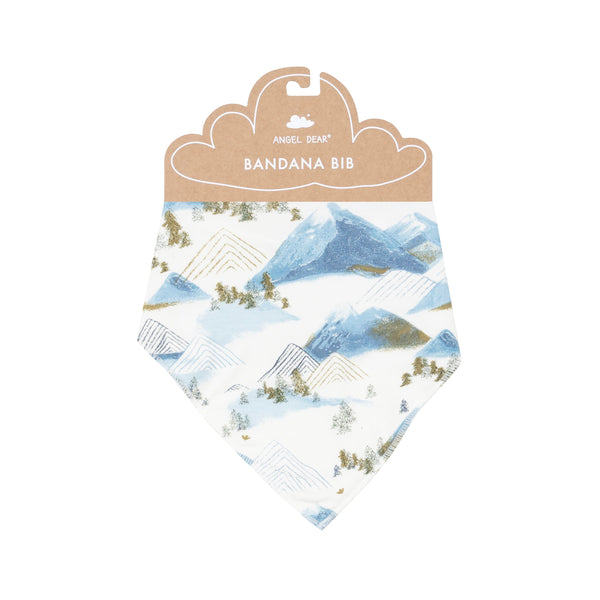 Bamboo Bandana Bib - Mountains