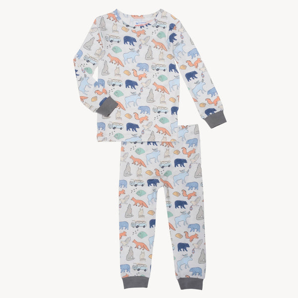 Modal Long Sleeve Toddler Pajamas - RV There Yet