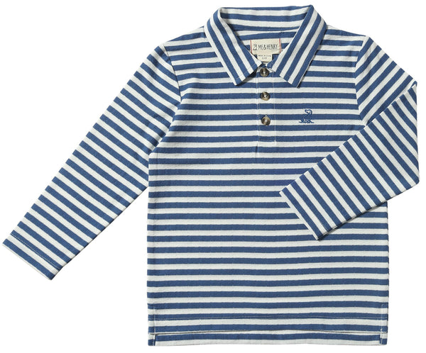 Spencer Polo - Blue/White