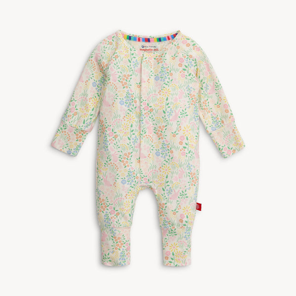 Modal Magnetic Convertible Coverall - Hoppy Garden