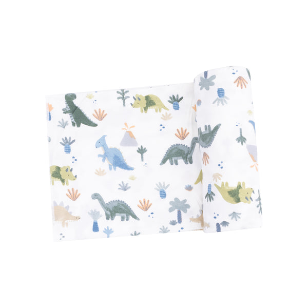 Bamboo Swaddle Blanket - Soft Dinos