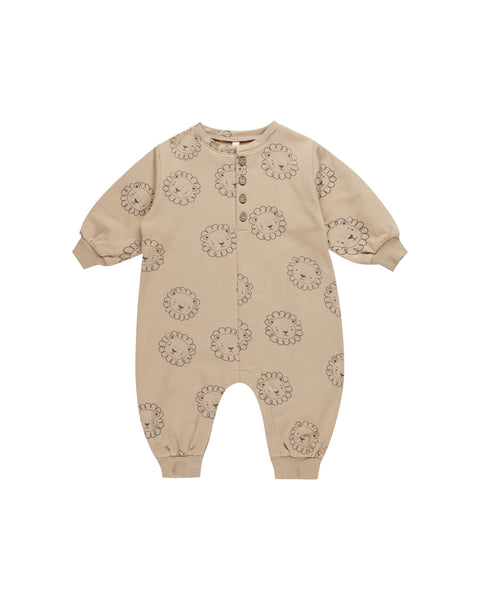 Relaxed Fleece Jumpsuit - Lions