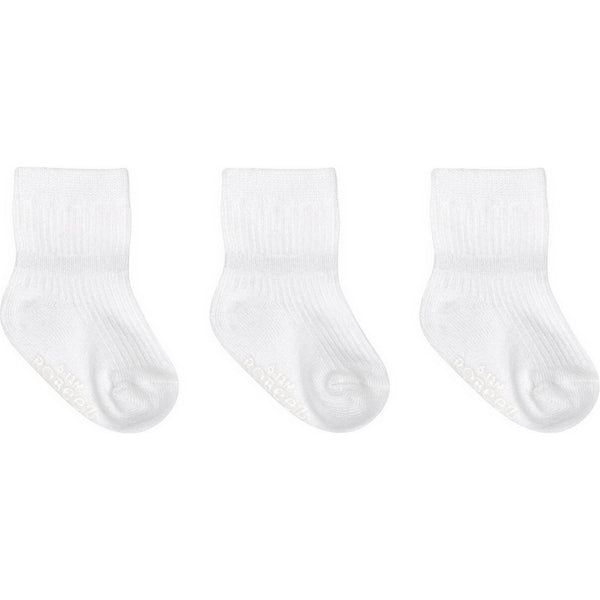 Boden Trio Boys Socks - White