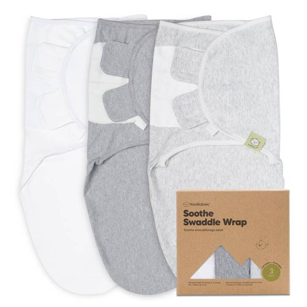 SOOTHE Swaddle Wraps - 3-Pack (Cloud)