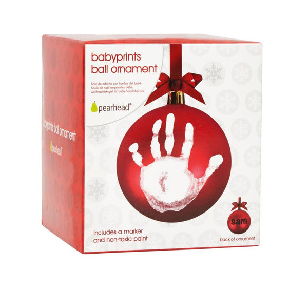 Babyprints Ball Ornament