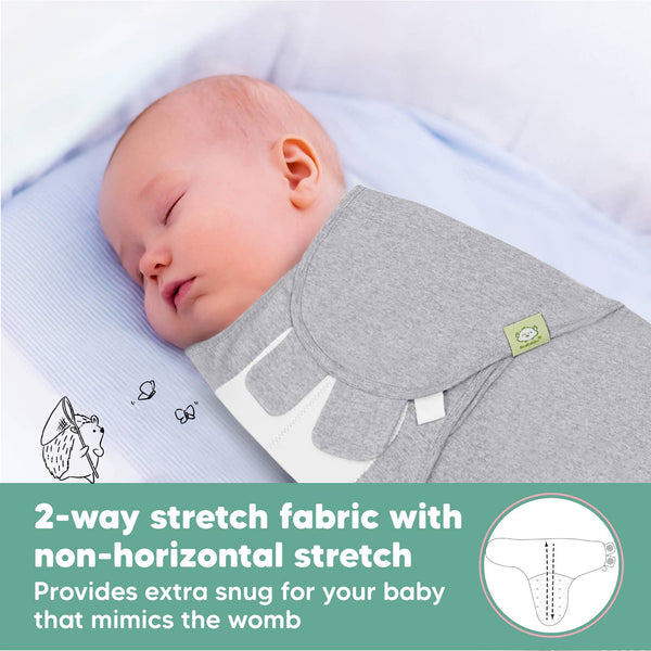 SOOTHE Swaddle Wraps - 3-Pack (Cloud)