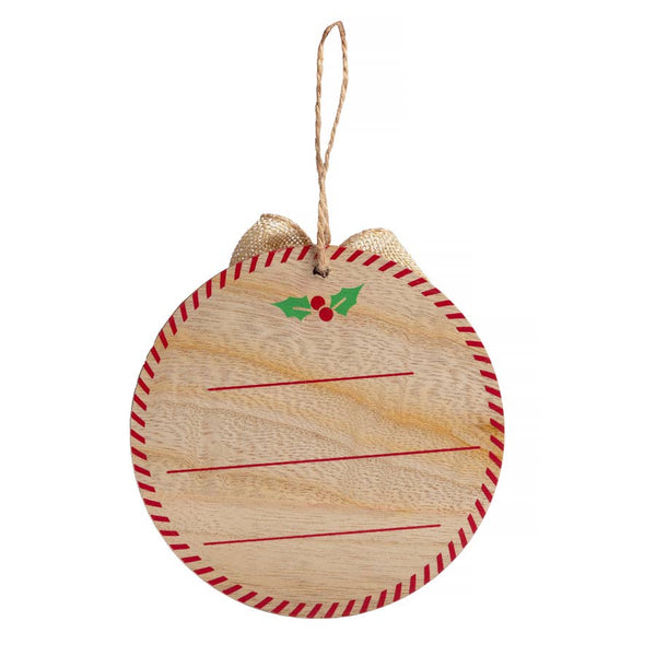 Fill & Print Ornament and Paint Kit - Rustic Burlap Ribbon