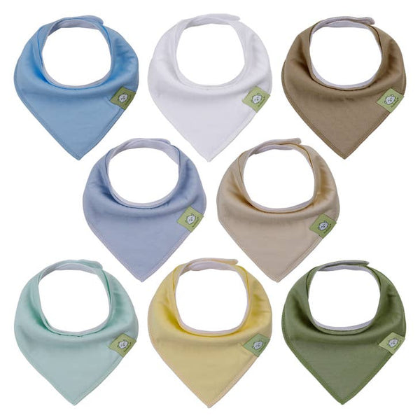 Organic Cotton Bandana Bibs - Daybreak