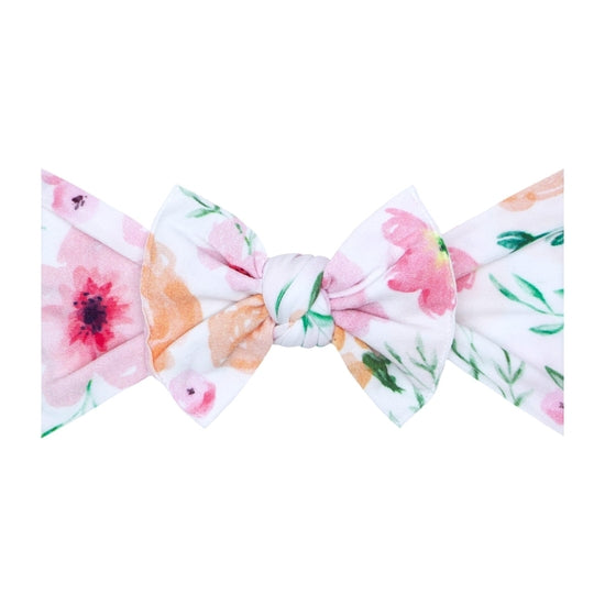 Printed Knot Bow Headband - Various Colors