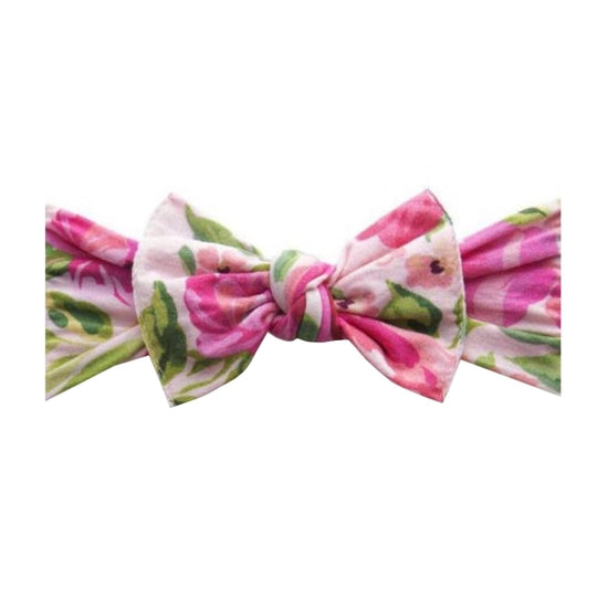 Printed Knot Bow Headband - Various Colors